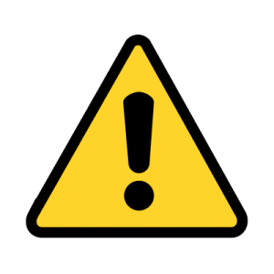 warning caution